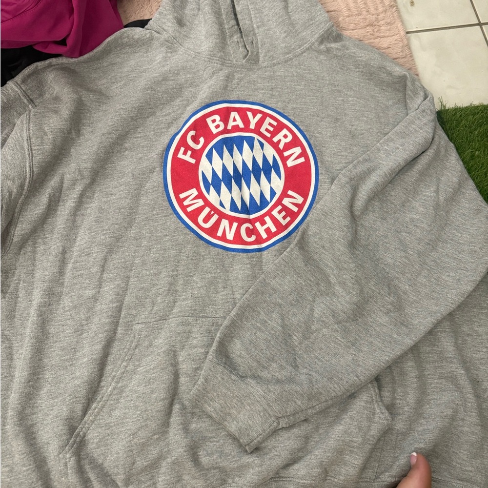 Gray FC Bayern München Hoodie